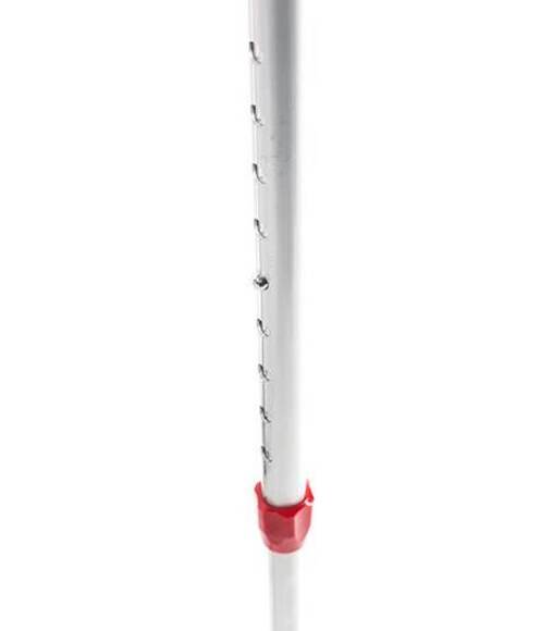 Костыль с опорой под локоть, вариант исполнения: 222KL-Standart (Ergo-Softgrip), красный (костыли)