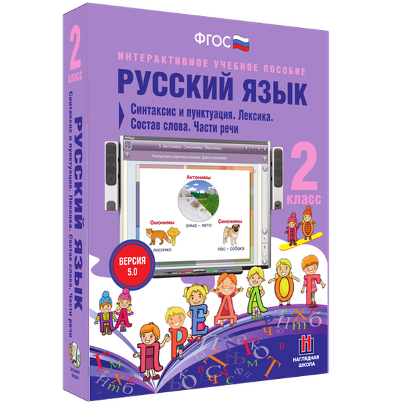 Русский язык. 2 класс. Синтаксис и пунктуация. Лексика. Состав слова. Части речи