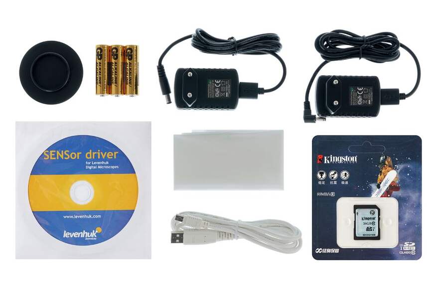 Микроскоп цифровой Levenhuk D85L LCD, монокулярный