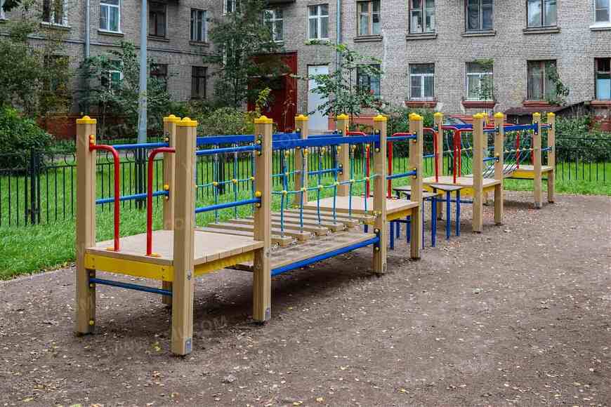006319 - Детский спортивный комплекс "Мостики с переправой"