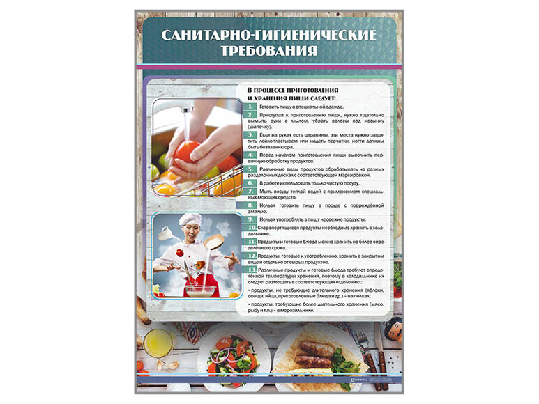Стенд «Санитарно-гигиенические требования»