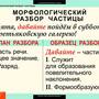 Таблицы Частицы и междометия 7 шт.