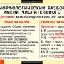 Таблицы Числительное и местоимение 14 шт.