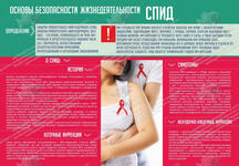 Стенд "СПИД" (1,3х0,9 м, Премиум)