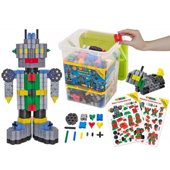 Конструктор Morphun Advanced 12 Robots Set «Роботы», 5+