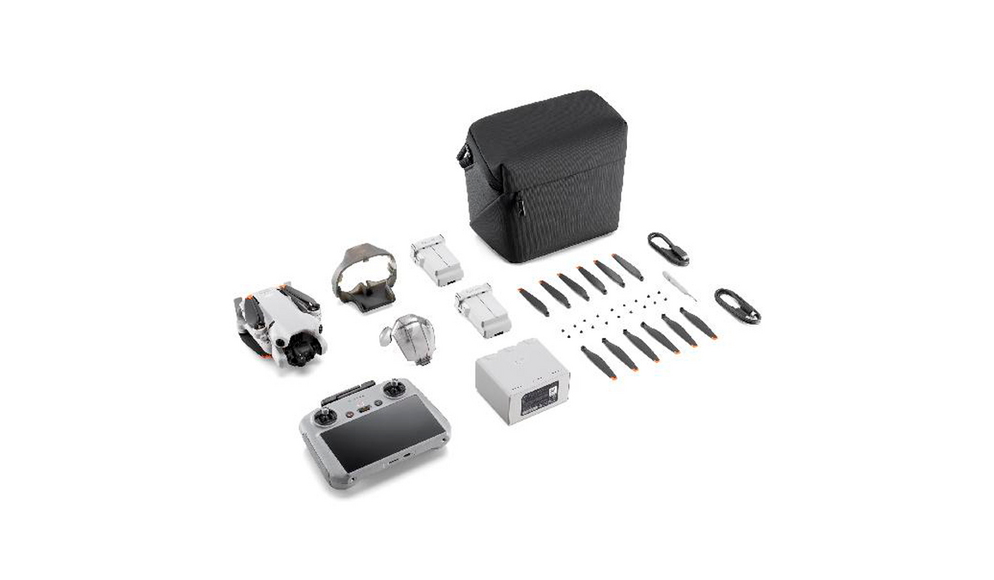 Квадрокоптер DJI Mini 4 Pro Fly More Combo Plus (пульт DJI RC 2)