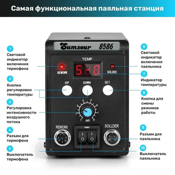 Паяльная станция с феном / БПЛА классы (кружки) в школах