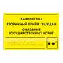 Тактильная полноцветная табличка на композитной основе. Размер 200x300