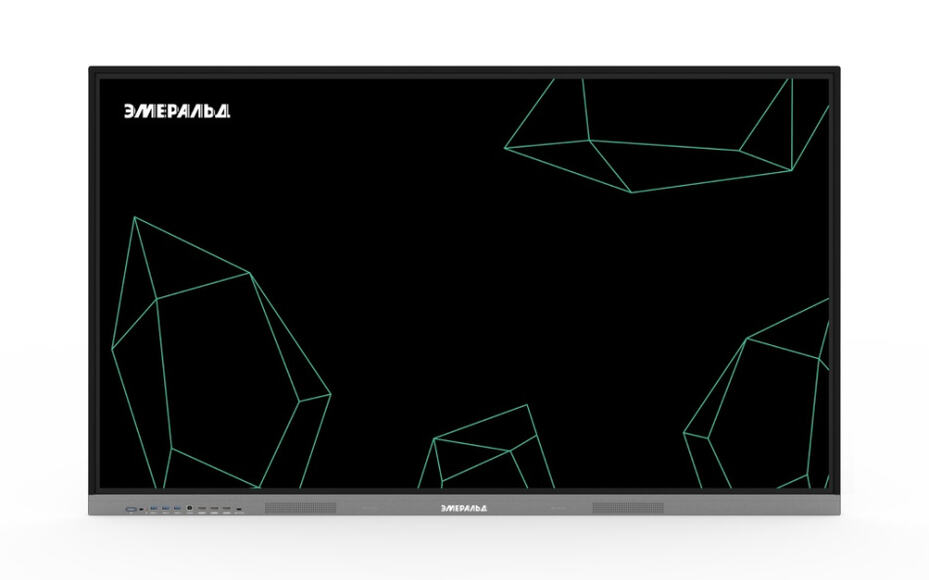 Интерактивная панель ЭМЕРАЛЬД EML861 86" (IR, 350 нит, 4K, RAM 8Гб, ROM 128Гб, Android 14.0)