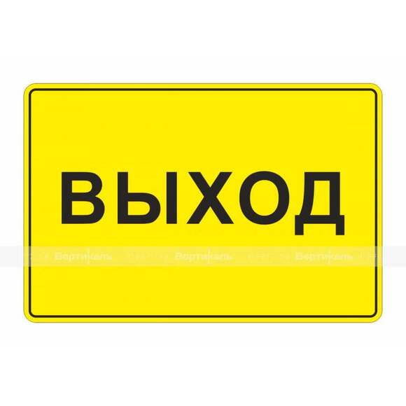 Табличка тактильная с плосковыпуклыми буквами на пластиковой основе с защитным покрытием. Размер 200
