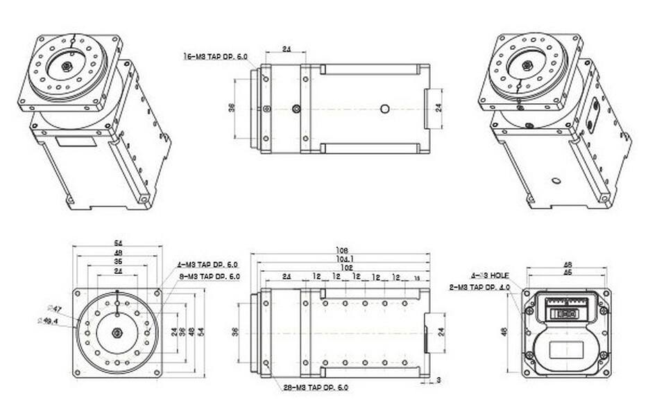 Сервомотор DYNAMIXEL PRO M54-60-S250-R