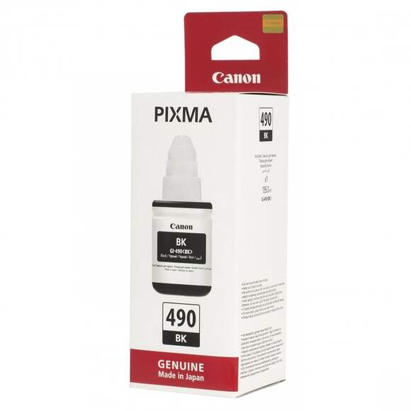 Картридж CANON GI-490BK, черный [0663c001]