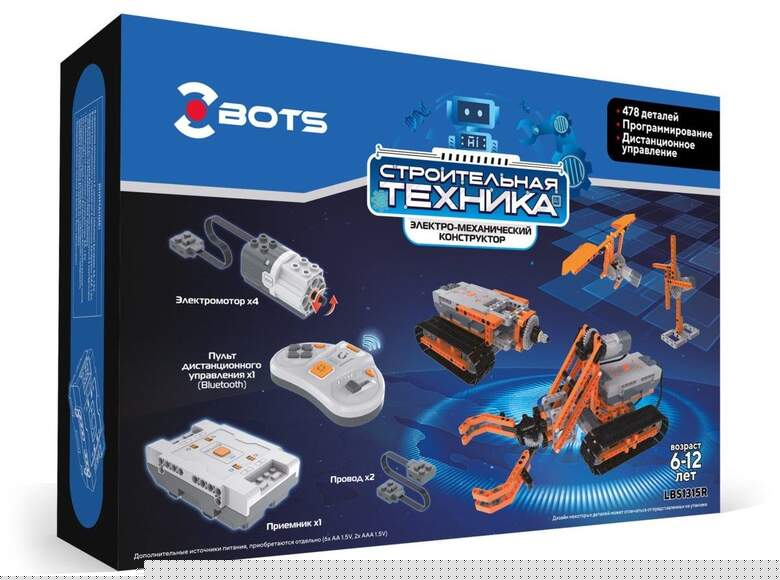 Конструктор Z-BOTS "Строительная техника" 478 деталей