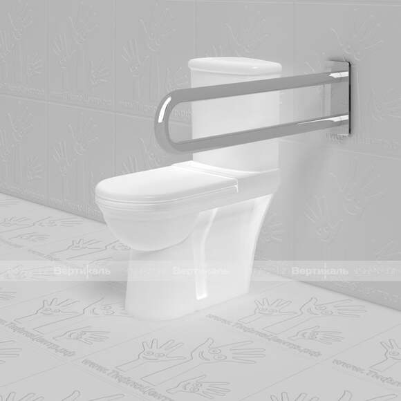 Поручень для унитаза съёмный 840x190x100мм