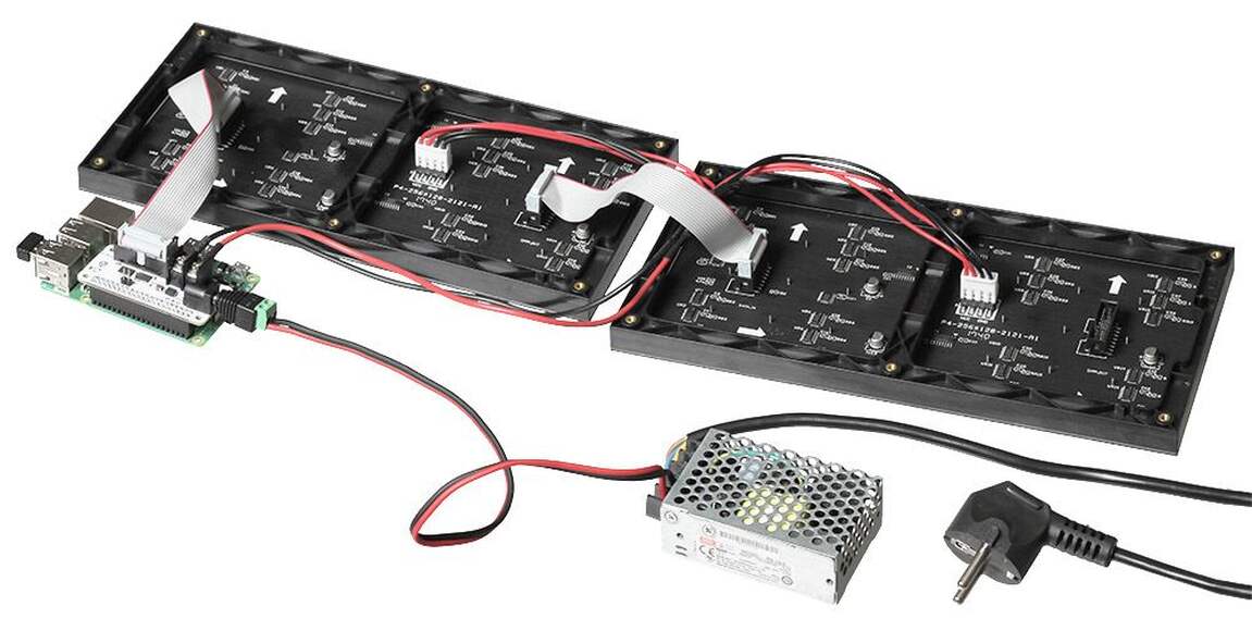 Драйвер светодиодной RGB матрицы для Raspberry Pi