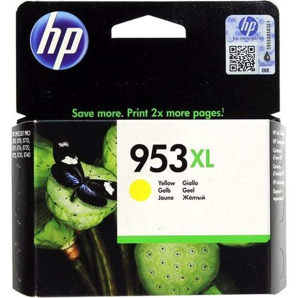 Картридж HP 953XL, желтый [f6u18ae]